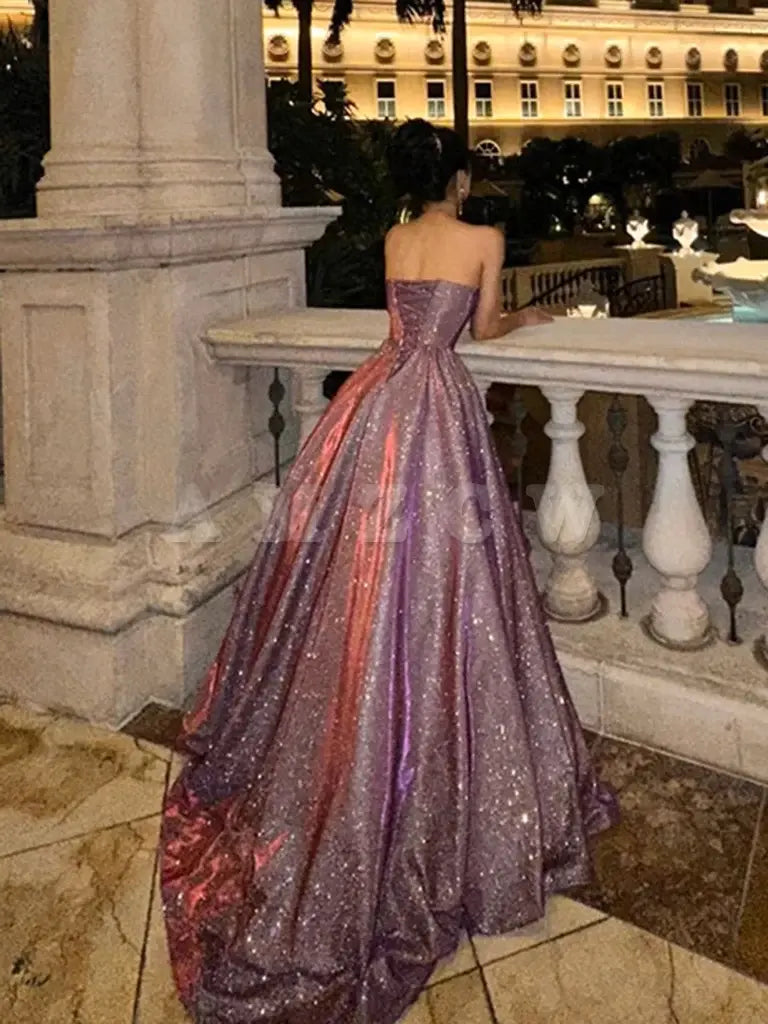 Vestido de fiesta largo de satén rojo oscuro con escote en V y corte A de Amzcw, vestido formal largo, vestido de fiesta en tienda
