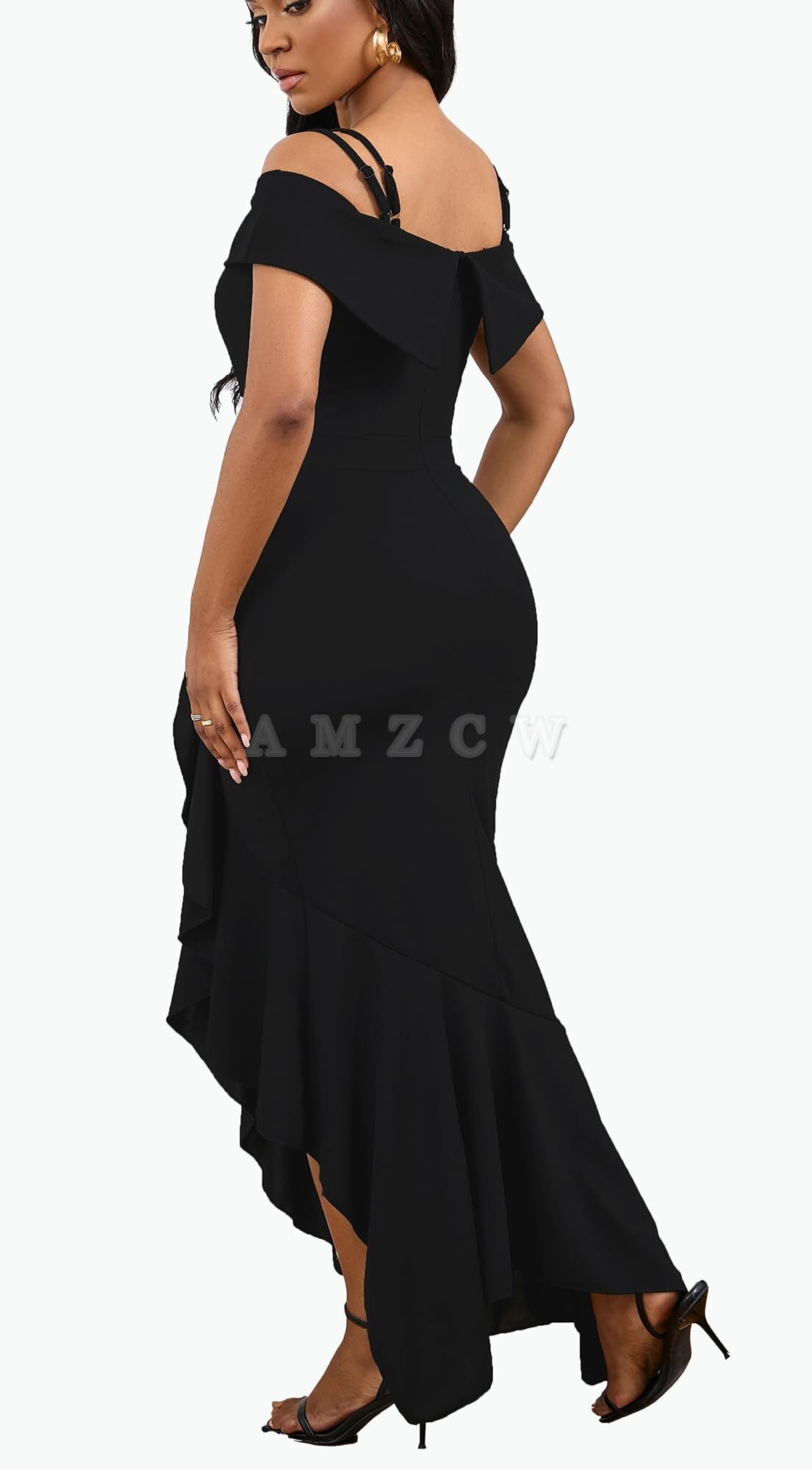 Amzcw Women's Sexy Bodycon Dress Sleeveless Split Wedding Guest Bridesmaid Midi Dresses dresses evening wear