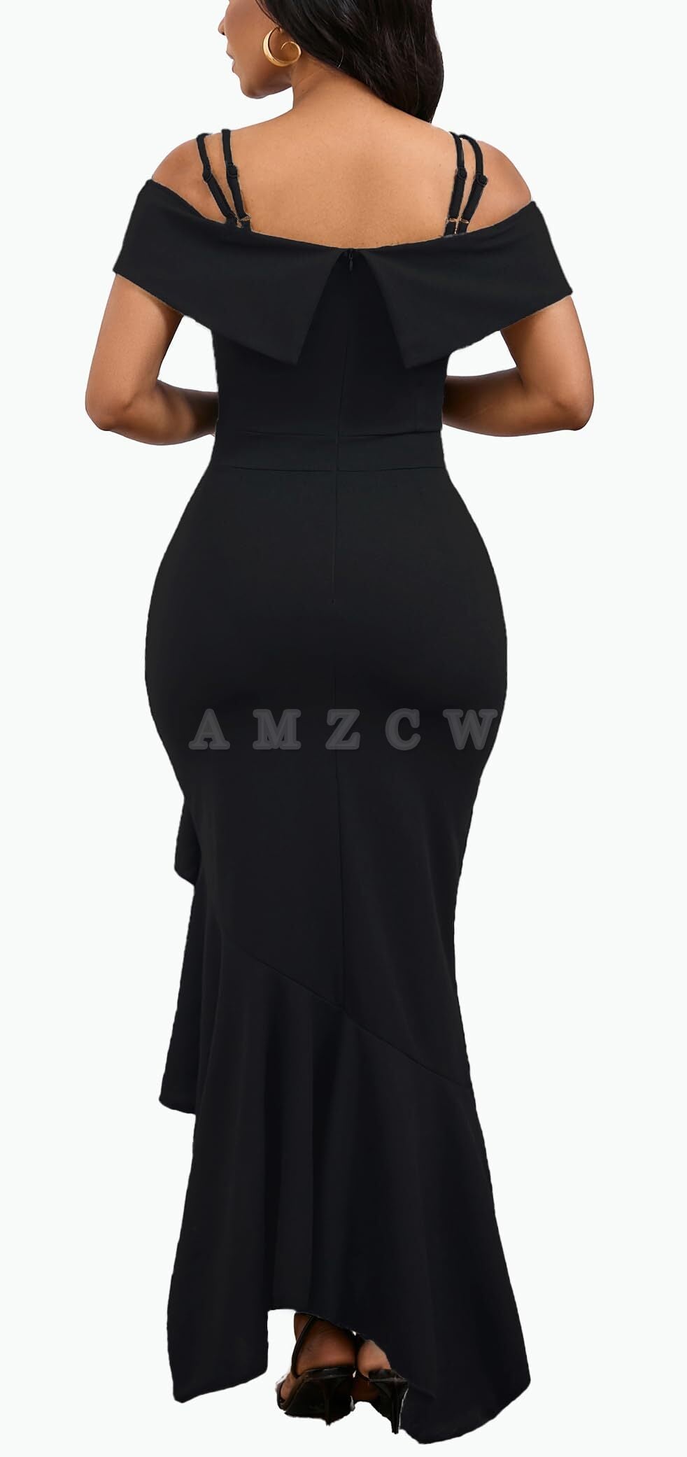 Amzcw Women's Sexy Bodycon Dress Sleeveless Split Wedding Guest Bridesmaid Midi Dresses dresses evening wear