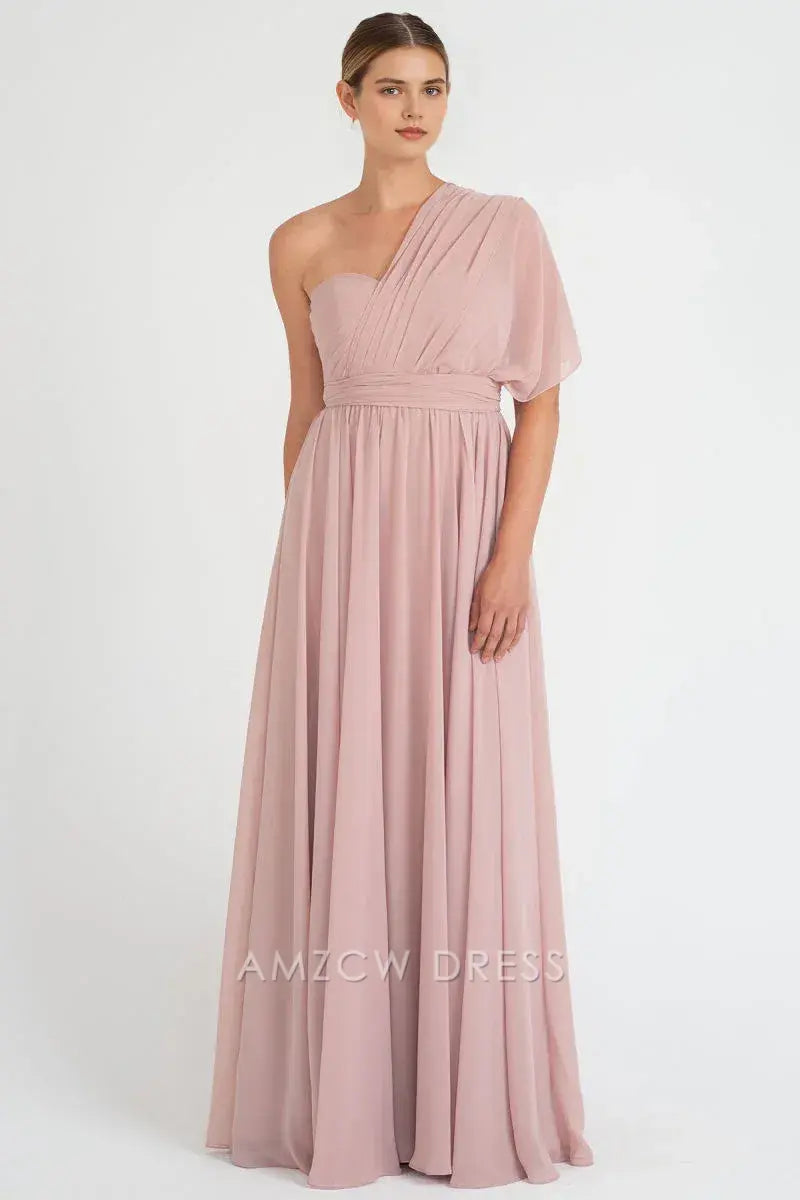 Amzcw Elegante y sofisticado vestido de gasa ruborizado sin tirantes, escote corazón, cintura alta, fluido, largo maxi, vestidos formales