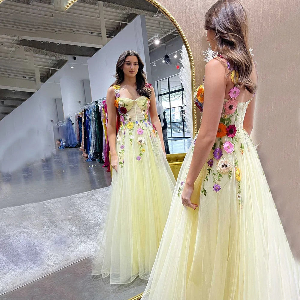 Vestidos de noche elegantes, largos, con escote en forma de corazón y cremallera.