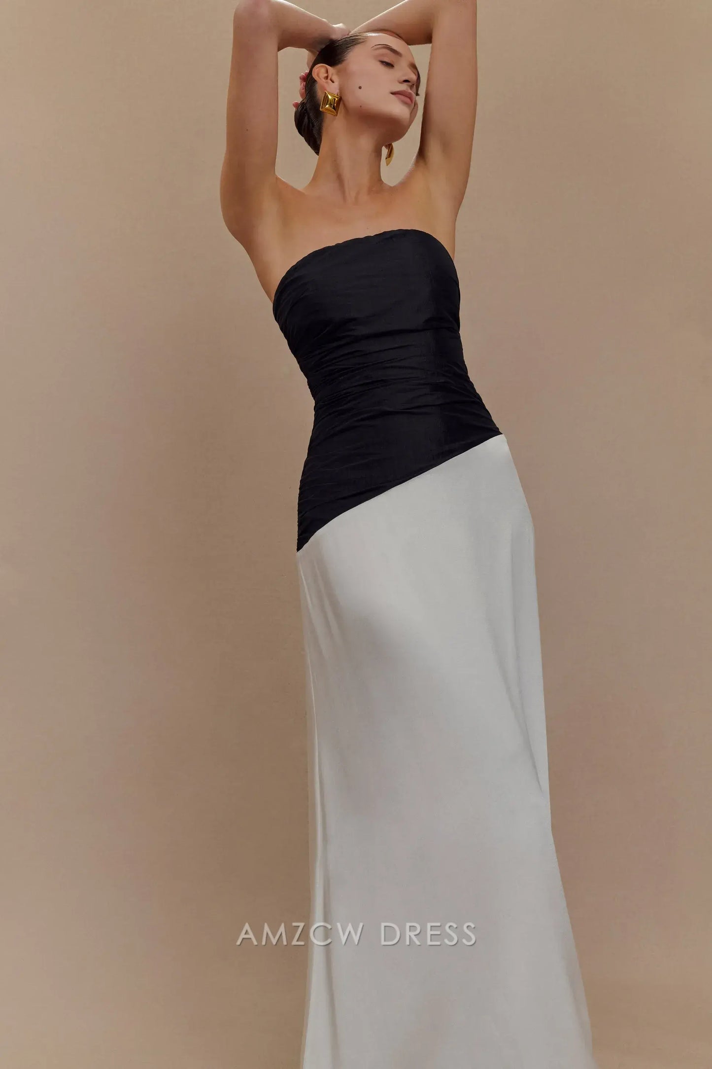 Elegant A-Line Off the Shoulder Sleeveless Lace Up Floor-Length prom dress