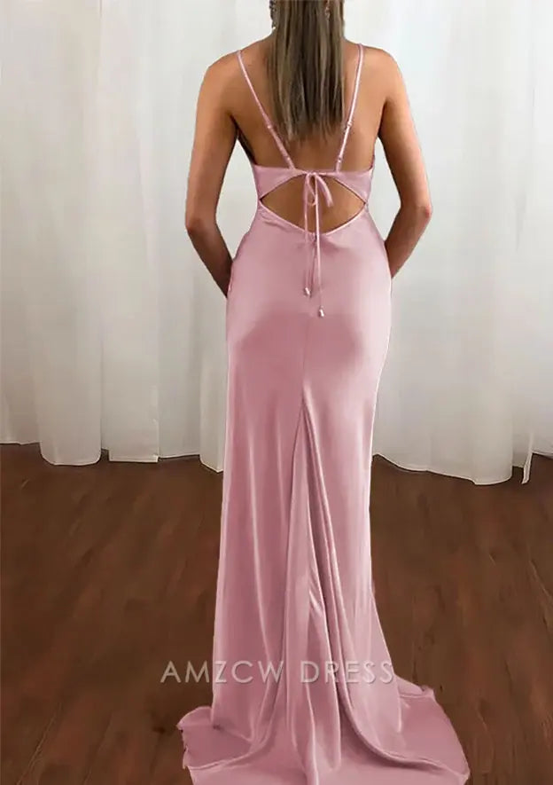 Amzcw Elegantes Vestidos de Fiesta Línea A Satén Verde Azulado con Hombros Descubiertos Mini Vestido Corto Venta Caliente para Mujeres