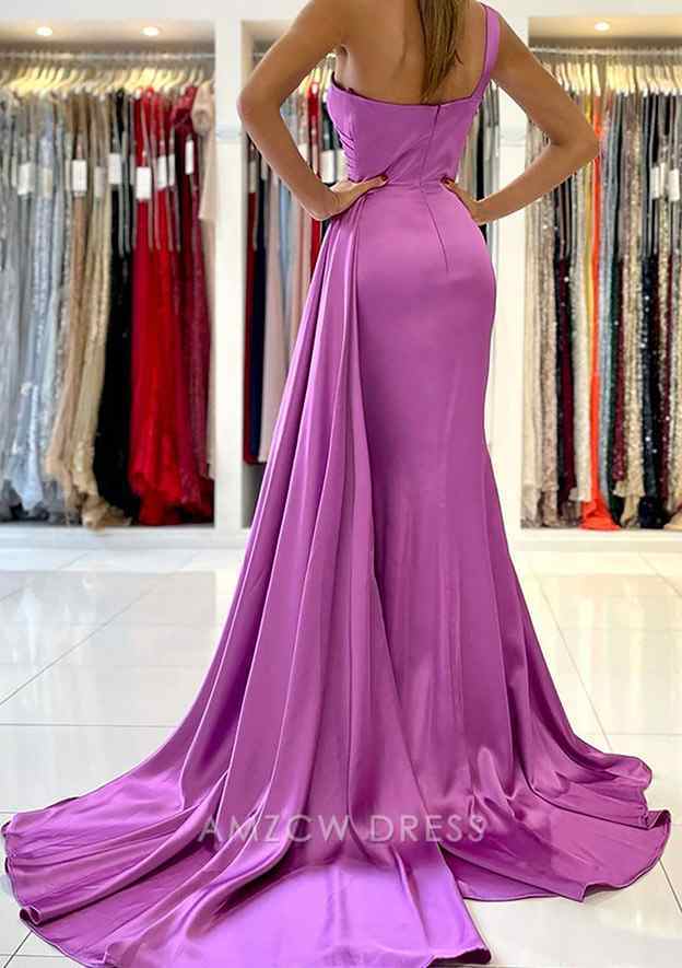 Amzcw Elegantes Vestidos de Fiesta Línea A Satén Verde Azulado con Hombros Descubiertos Mini Vestido Corto Venta Caliente para Mujeres