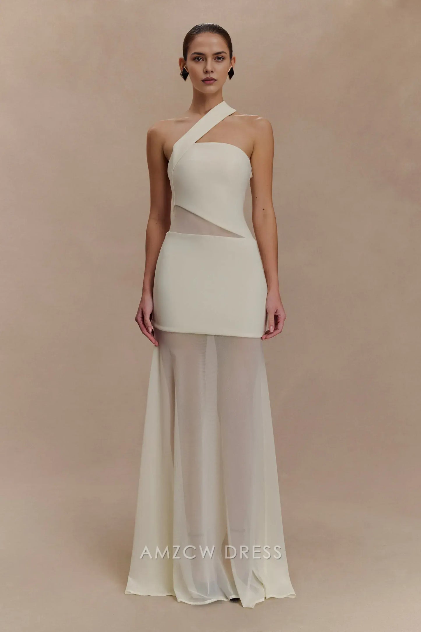 Amzcw Elegantes Vestidos de Fiesta Línea A Satén Verde Azulado con Hombros Descubiertos Mini Vestido Corto Venta Caliente para Mujeres
