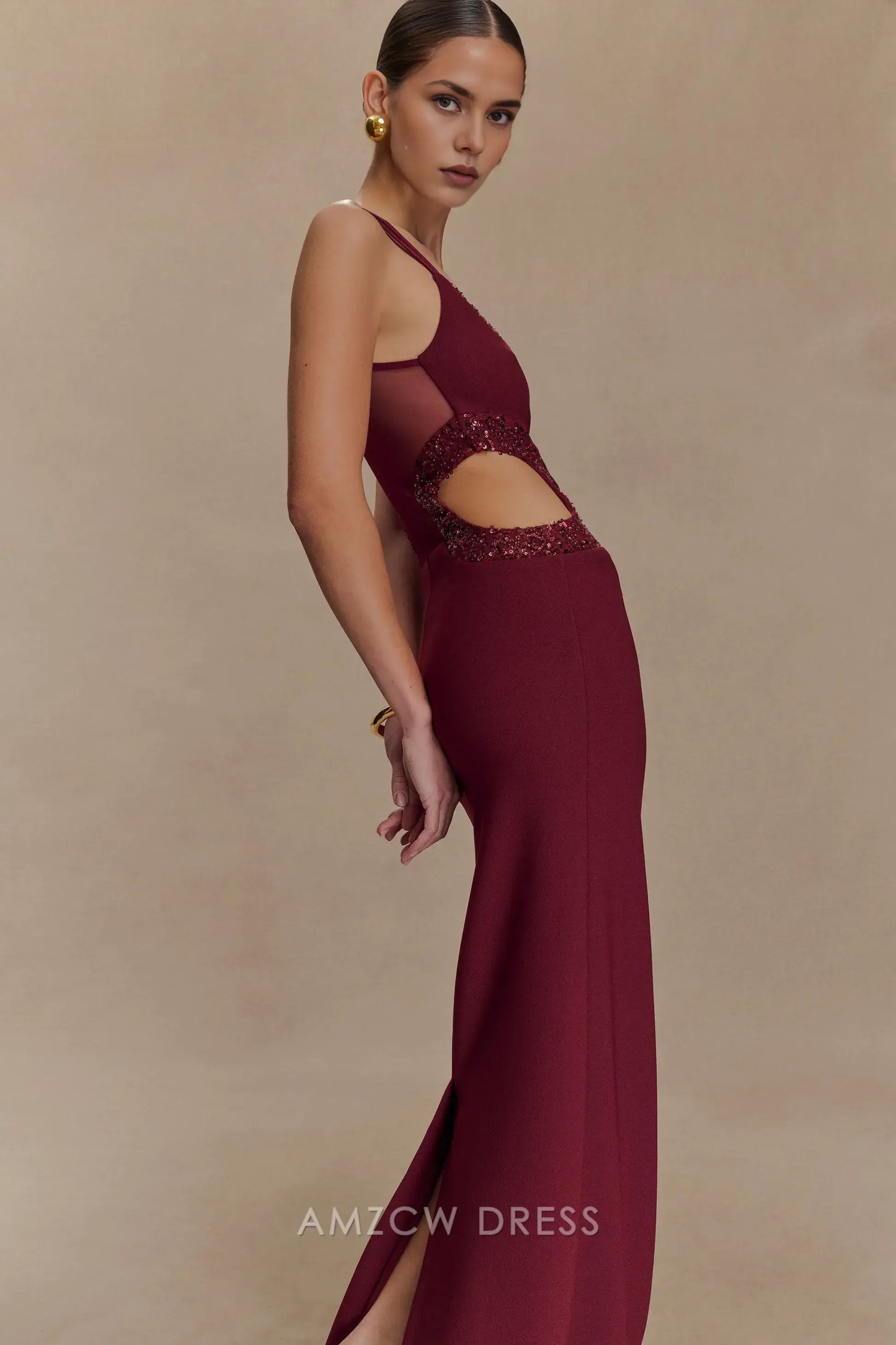 Amzcw Elegantes Vestidos de Fiesta Línea A Satén Verde Azulado con Hombros Descubiertos Mini Vestido Corto Venta Caliente para Mujeres