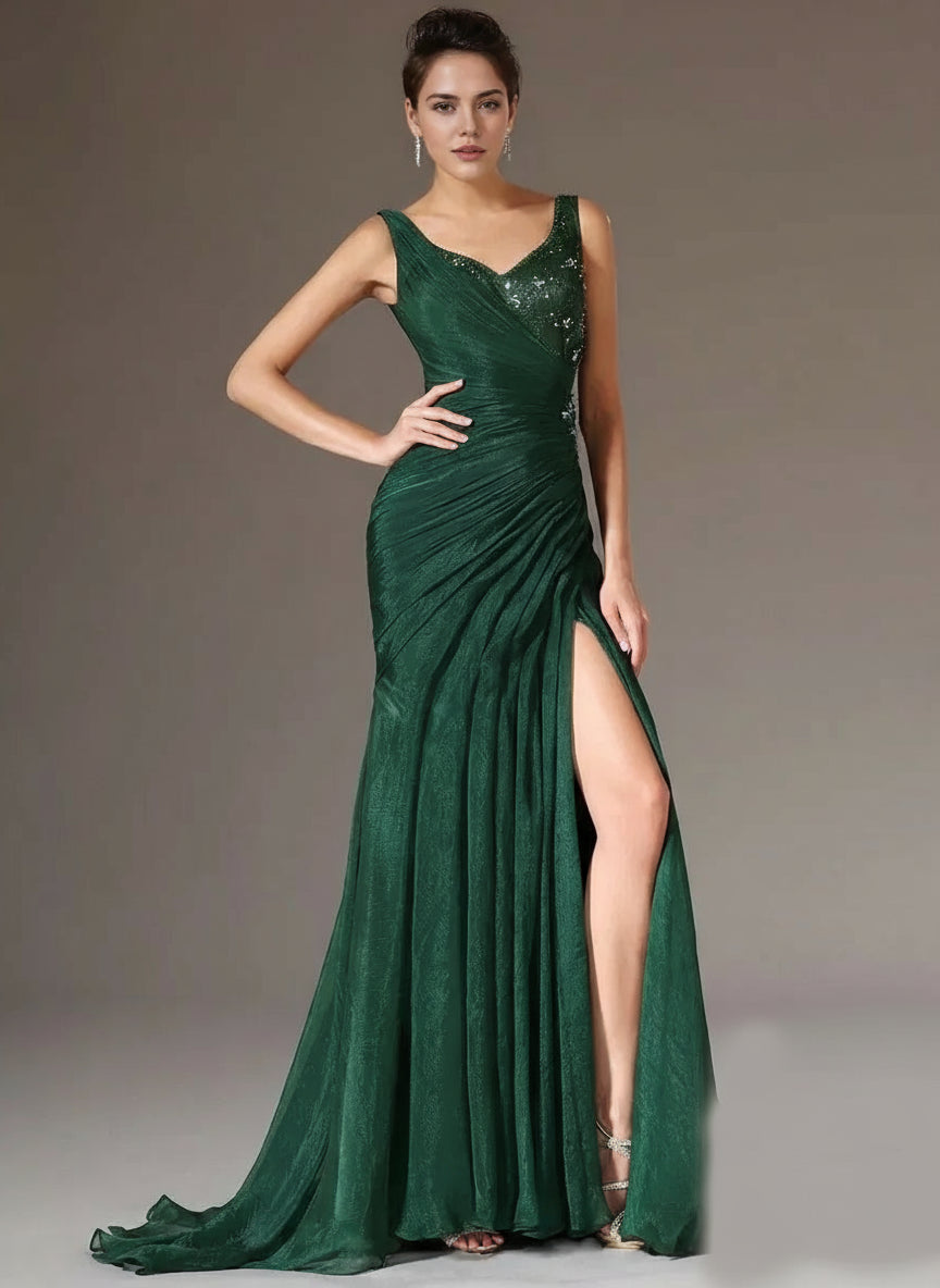 Amzcw Elegantes Vestidos de Fiesta Línea A Satén Verde Azulado con Hombros Descubiertos Mini Vestido Corto Venta Caliente para Mujeres