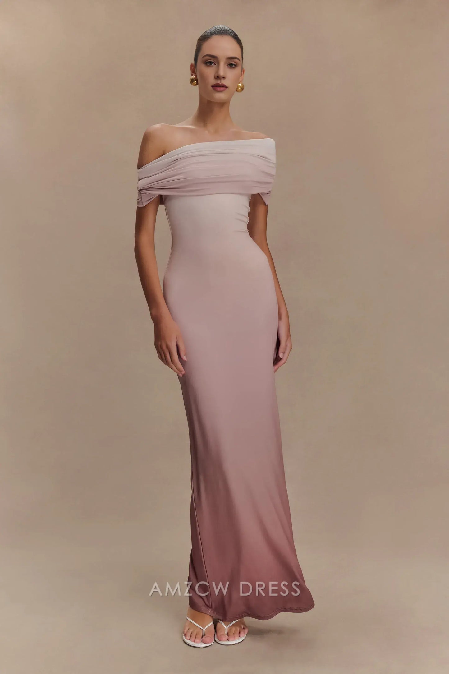 Luxury Sheath/Column Strapless Sleeveless Floor-Length prom dress for women hot sale