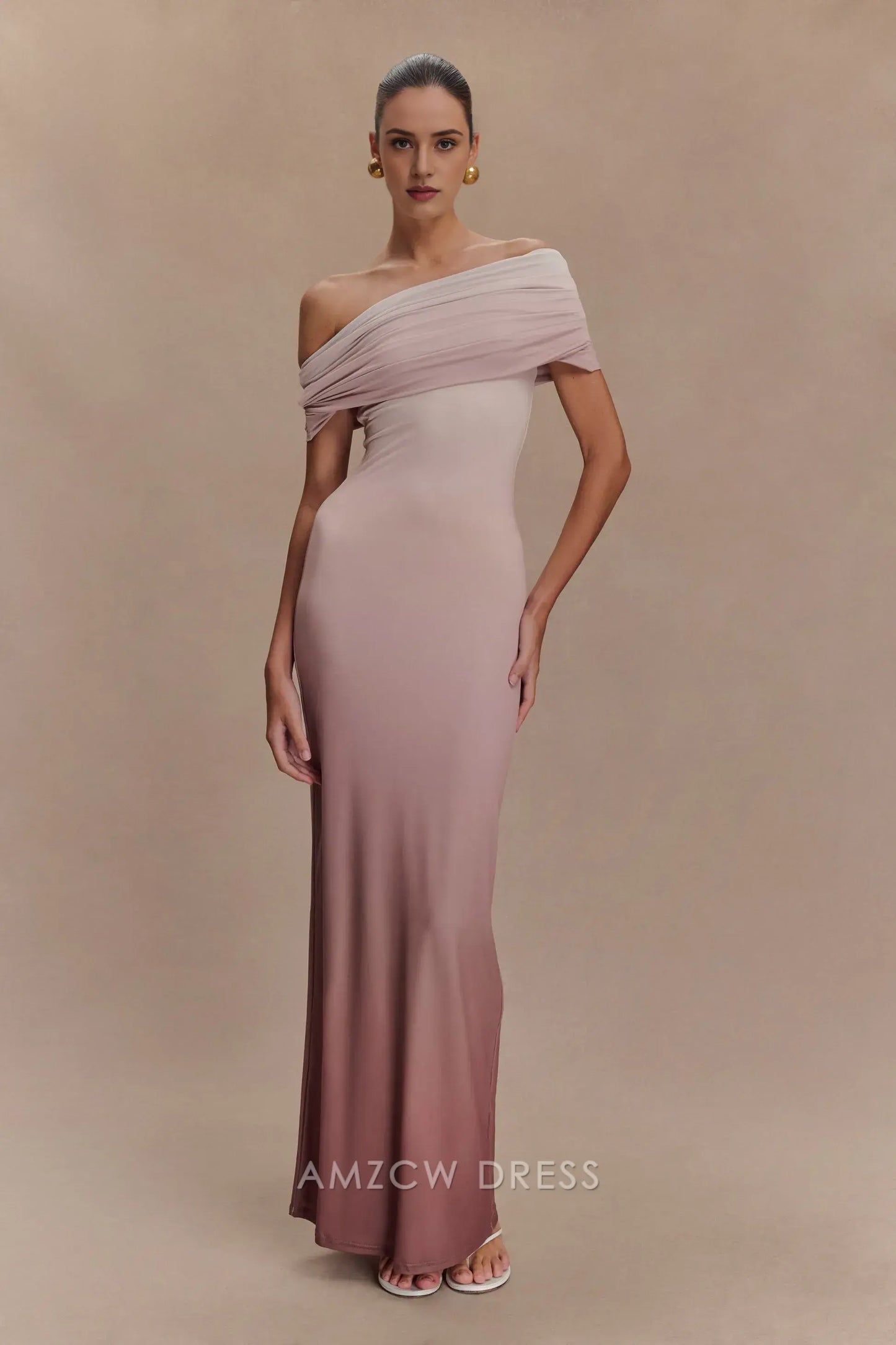 Luxury Sheath/Column Strapless Sleeveless Floor-Length prom dress for women hot sale