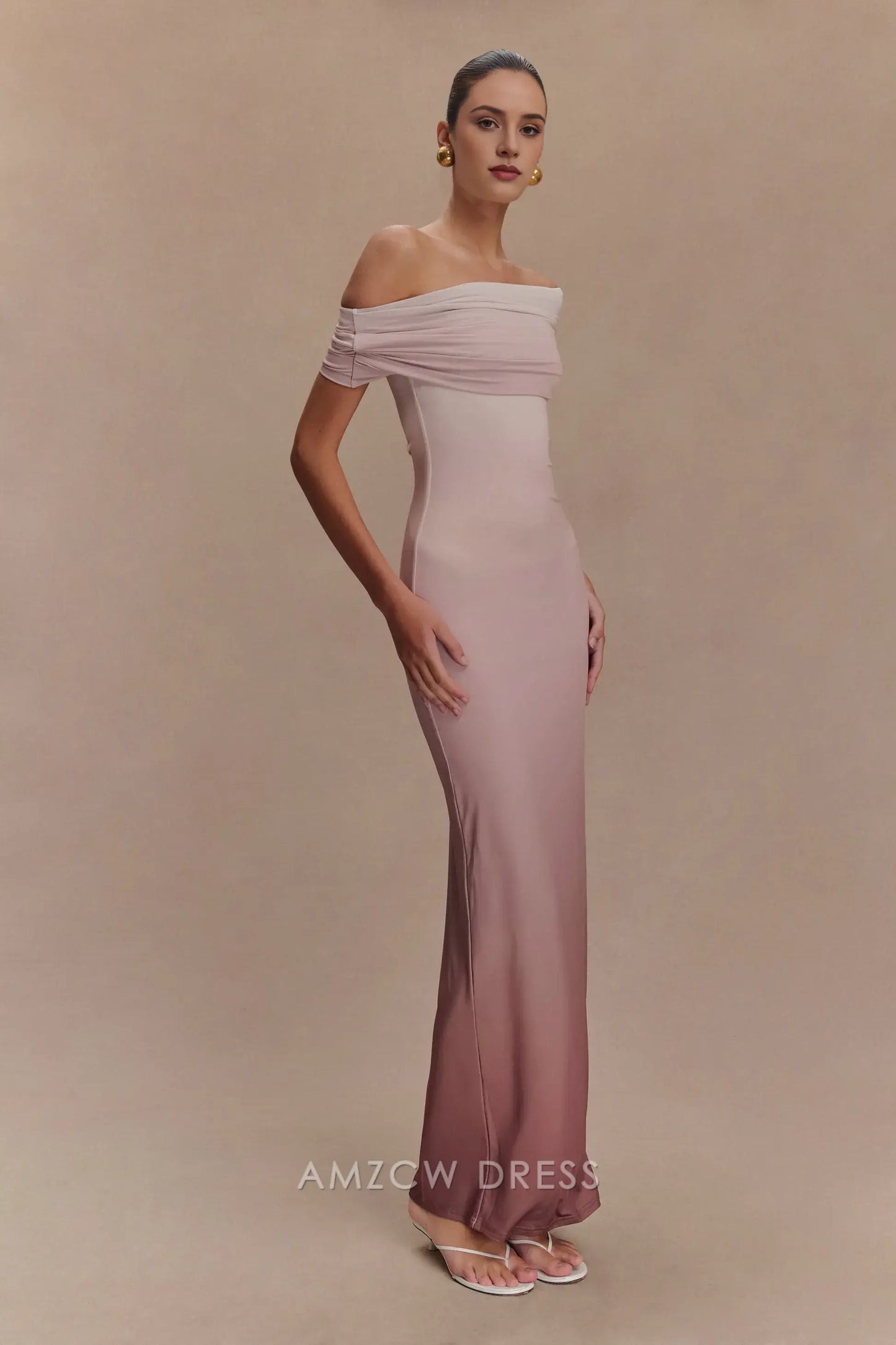 Luxury Sheath/Column Strapless Sleeveless Floor-Length prom dress for women hot sale