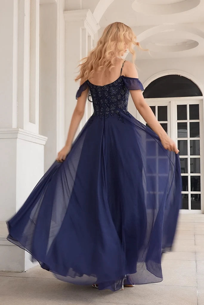 New Arrival Sparkly A Line Off The Shoulder Prom/Mother Of The Bride Dresses With Beaded