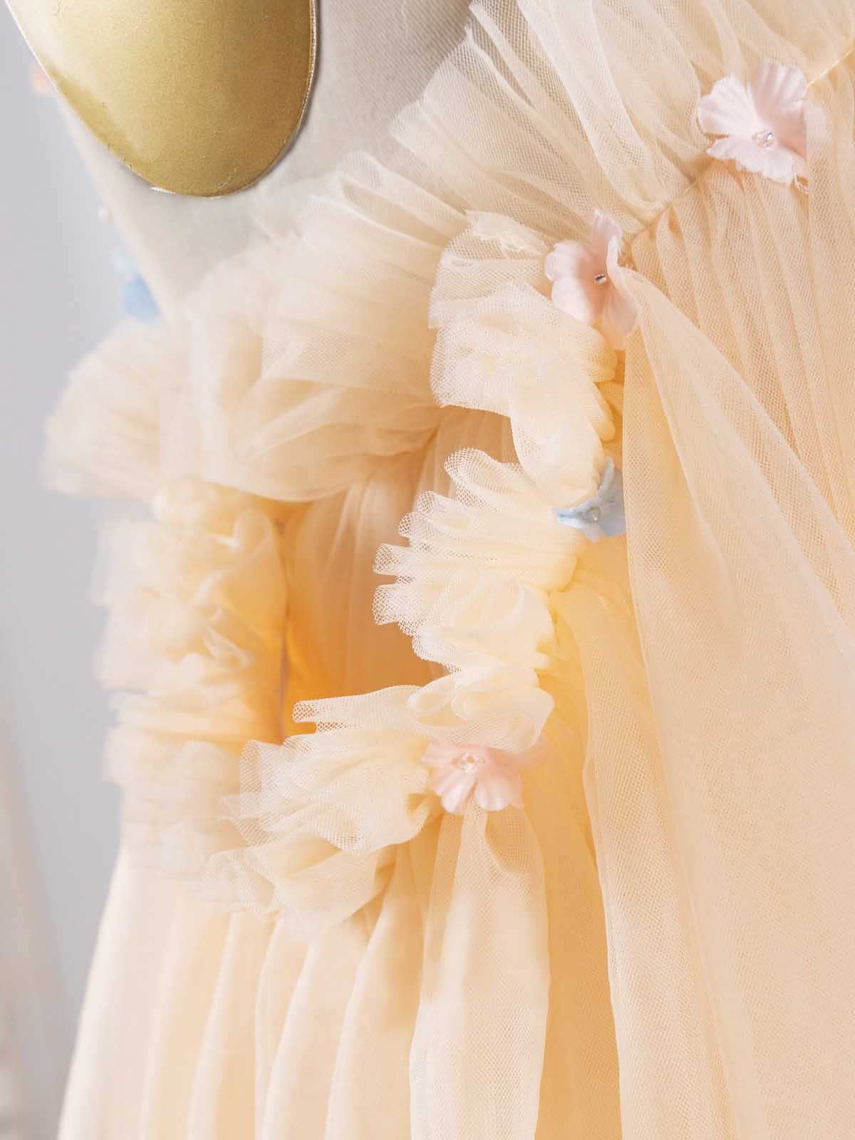 Off The Shoulder A Line Tulle Homecoming Dresses Lace Short/Mini