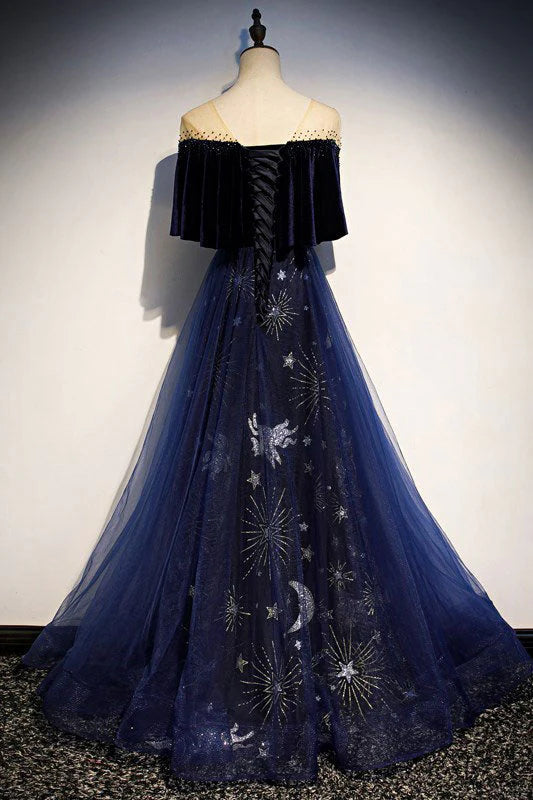Vestido de noche elegante con cuello en V Vestidos largos de fiesta