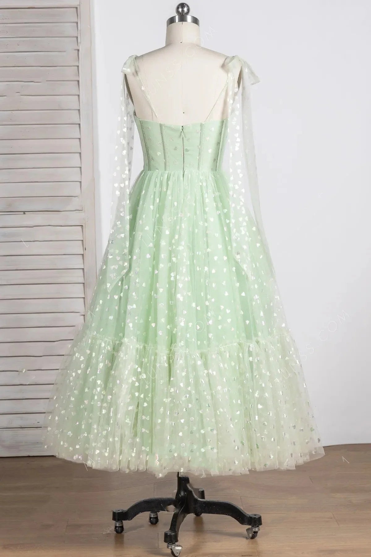 Vestidos de cóctel con escote en forma de corazón, línea A, tul, vestidos cortos para el regreso a casa