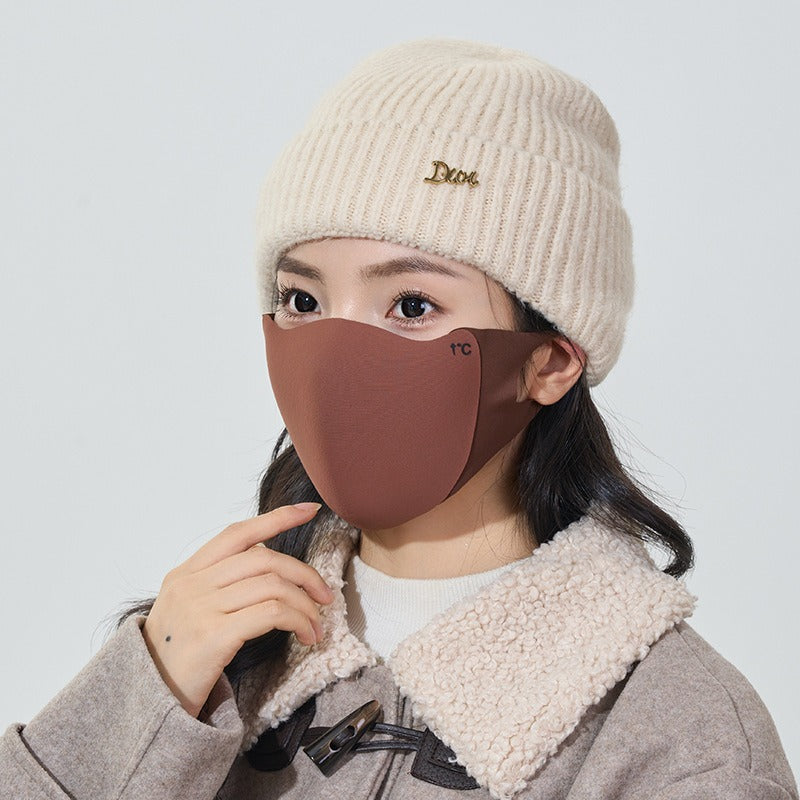 Amzcw Maillard Mask Autumn/Winter Warm Mask Riding Windproof and Cold Keeping Mask 1 piece