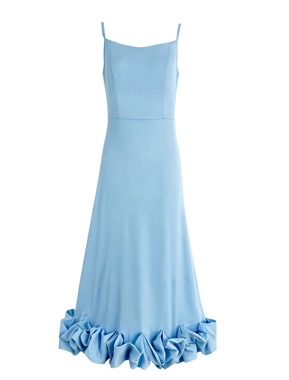 A-Line Party Dresses Tiered Plisse Dress Homecoming Tea Length Sleeveless Spaghetti Strap Polyester with Fringe