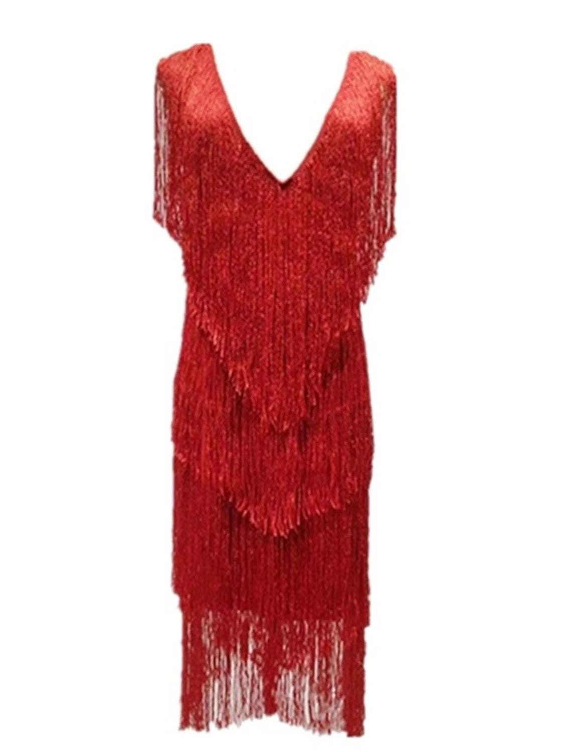 Roaring 20s 1920s Cocktail Dress Vintage Dress Flapper Dress Dress Masquerade The Great Gatsby Women's Adults' Sequins Tassel Fringe Cosplay Costume Christmas Party Homecoming Prom Dress Summer Spring