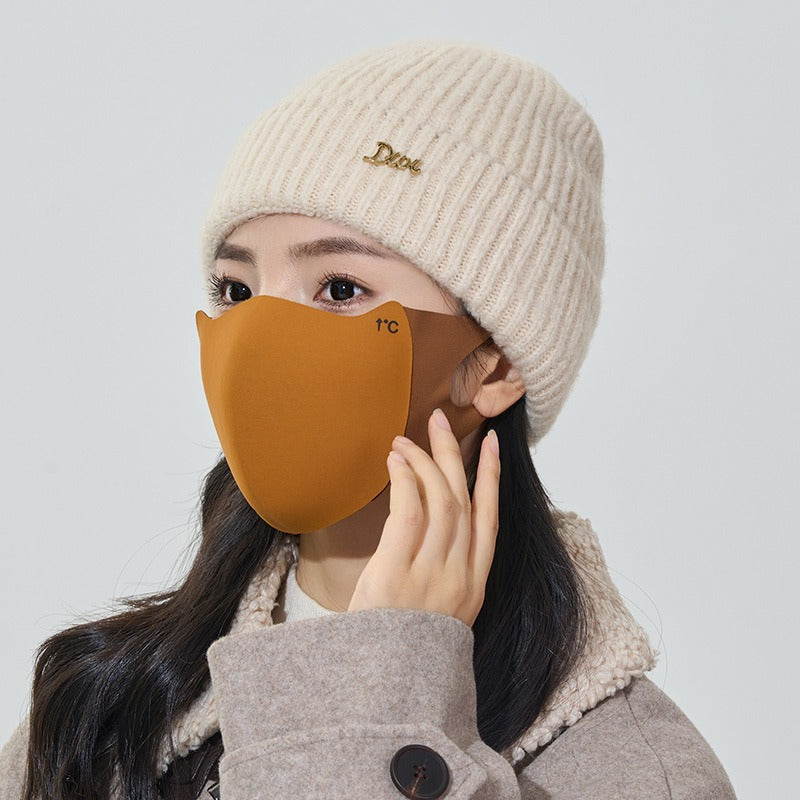 Amzcw Maillard Mask Autumn/Winter Warm Mask Riding Windproof and Cold Keeping Mask 1 piece