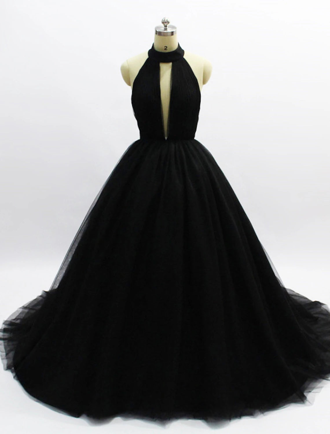 Vestido de noche minimalista, vestido de quinceañera, cola de corte, sin mangas, escote corazón, tul con elegante