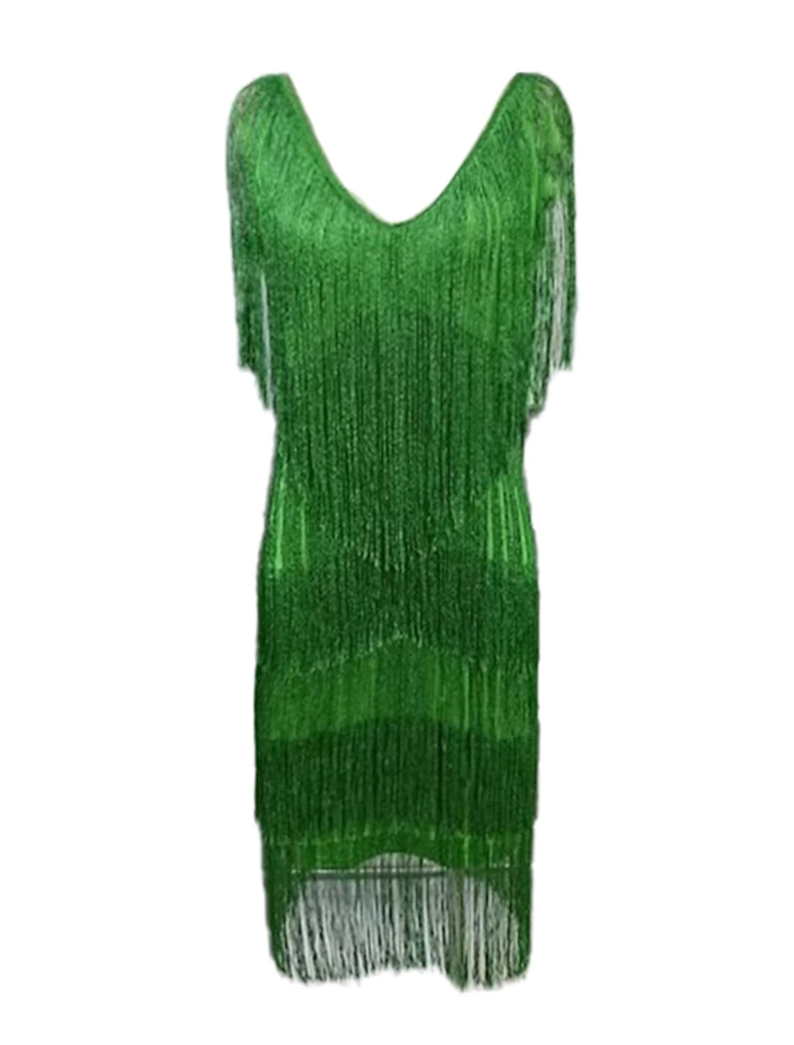 Roaring 20s 1920s Cocktail Dress Vintage Dress Flapper Dress Dress Masquerade The Great Gatsby Women's Adults' Sequins Tassel Fringe Cosplay Costume Christmas Party Homecoming Prom Dress Summer Spring