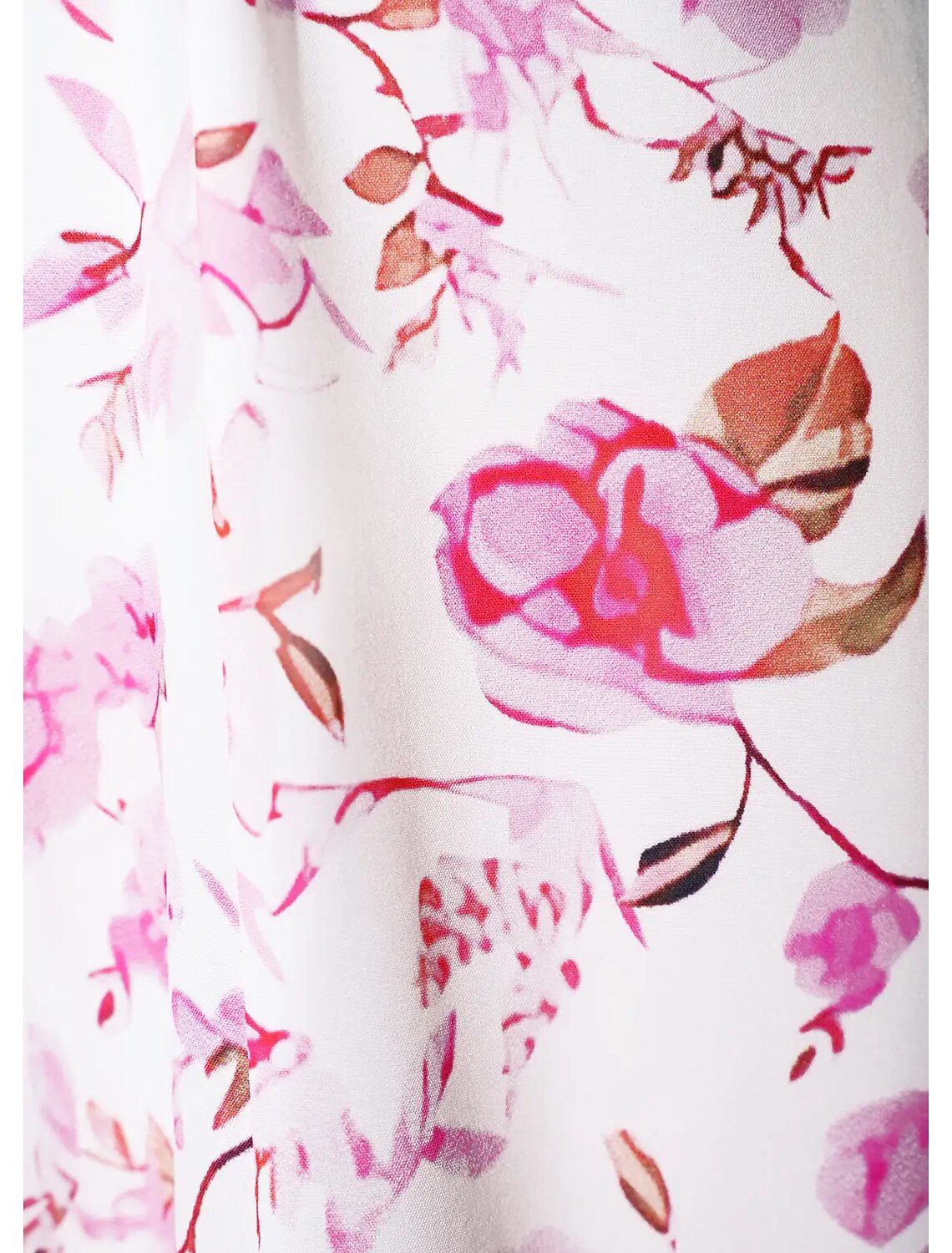 Vestido de novia de corte A, vestido floral, fiesta, verano, largo hasta la rodilla, manga corta, cuello en V, poliéster con estampado