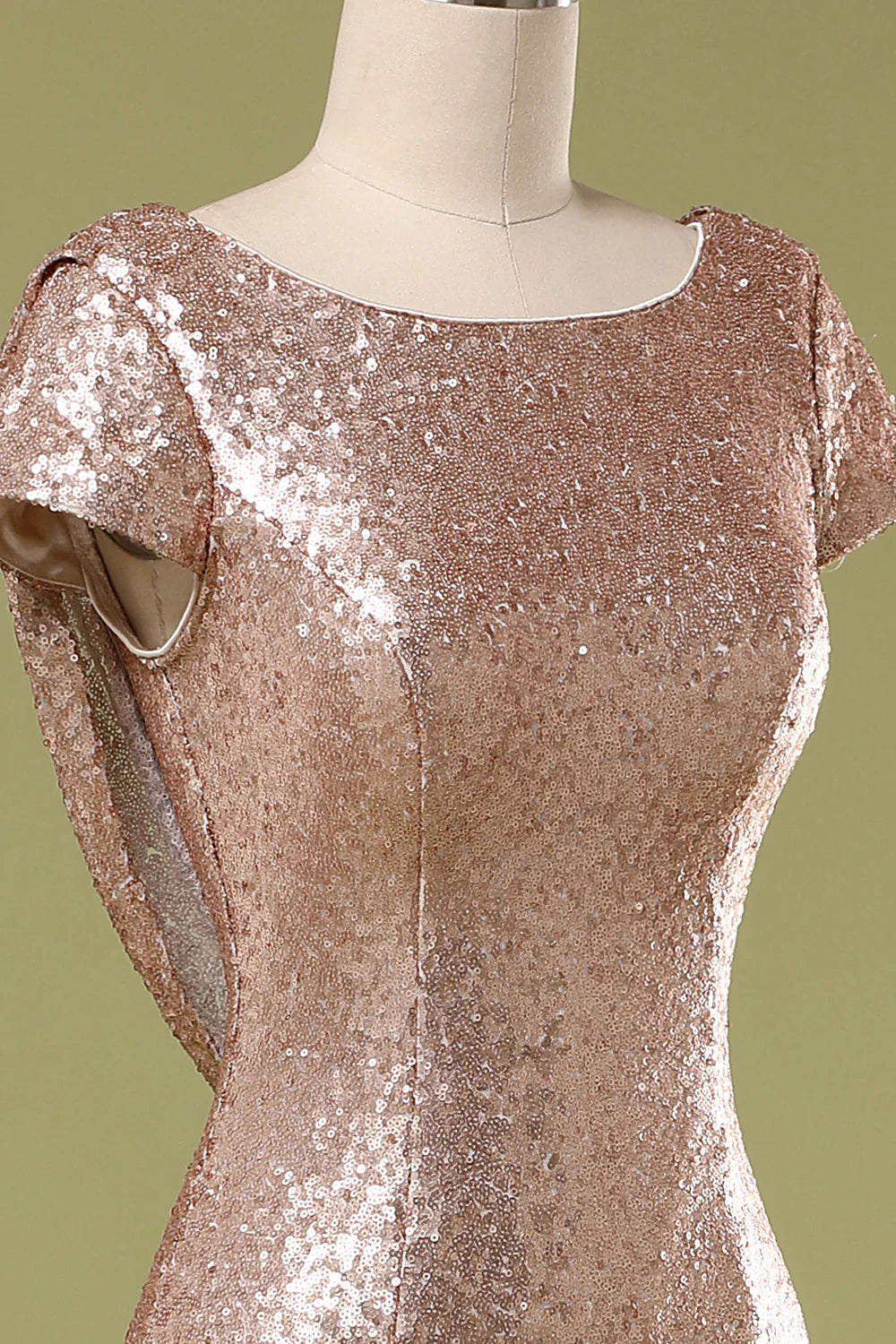 Vestido de fiesta de lentejuelas de sirena 