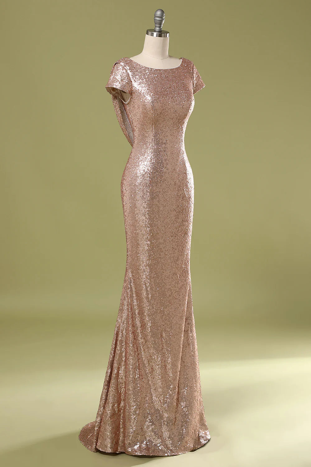 Vestido de fiesta de lentejuelas de sirena 