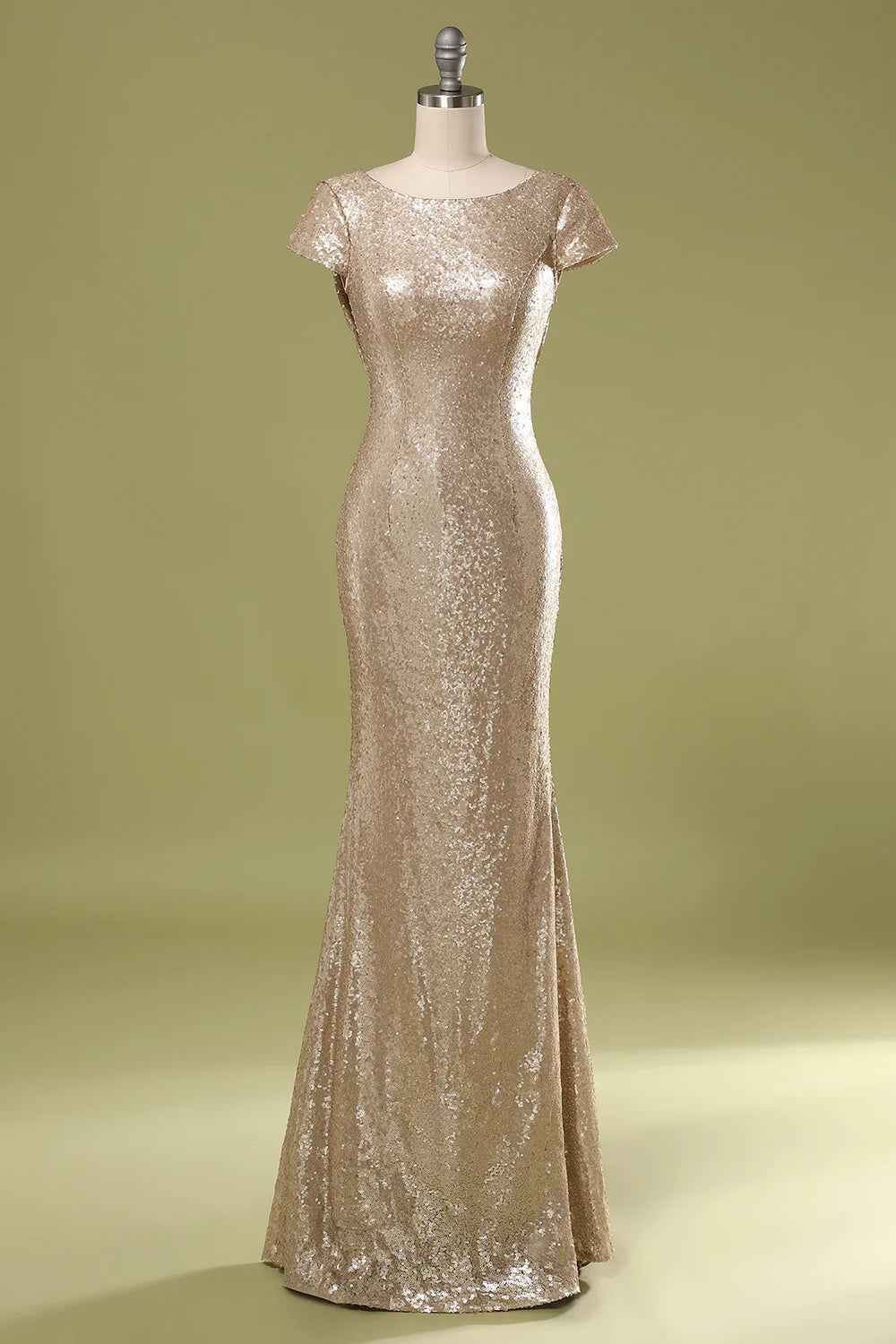 Vestido de fiesta de lentejuelas de sirena 