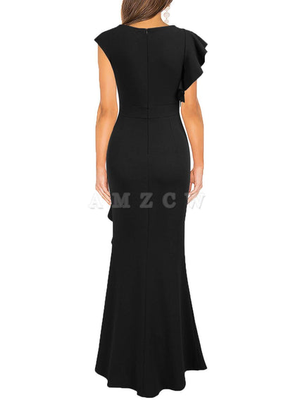 Amzcw Women's Split Bodycon Mermaid Evening Cocktail Long Dress dresses evening wear
