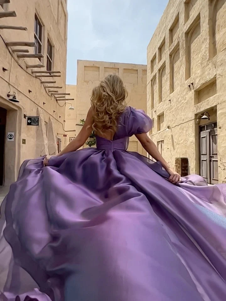 A-Line/Princess One-Shoulder Asymmetrical Cocktail Dresses