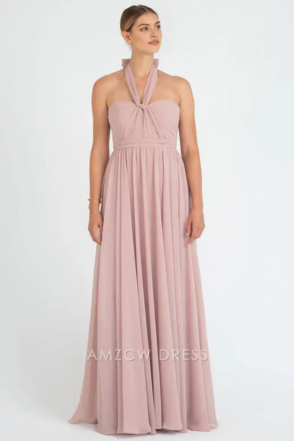 Amzcw Elegante y sofisticado vestido de gasa ruborizado sin tirantes, escote corazón, cintura alta, fluido, largo maxi, vestidos formales 