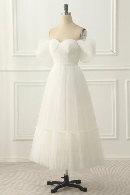 A Line Pink Off The Shoulder Homecoming Dresses