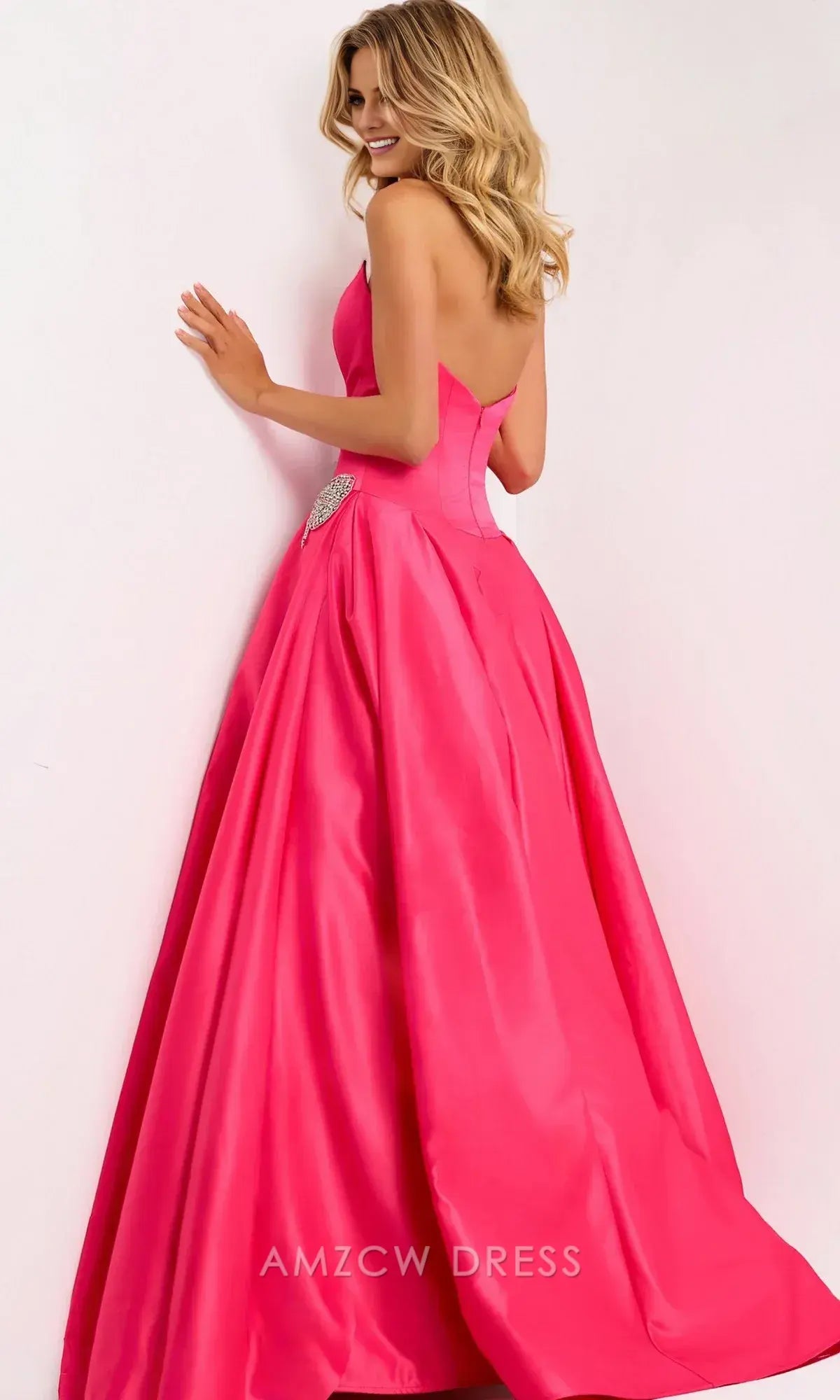 Amzcw Elegantes Vestidos de Fiesta Línea A Satén Verde Azulado con Hombros Descubiertos Mini Vestido Corto Venta Caliente para Mujeres 