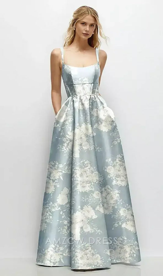 Amzcw Elegantes Vestidos de Fiesta Línea A Satén Verde Azulado con Hombros Descubiertos Mini Vestido Corto Venta Caliente para Mujeres 