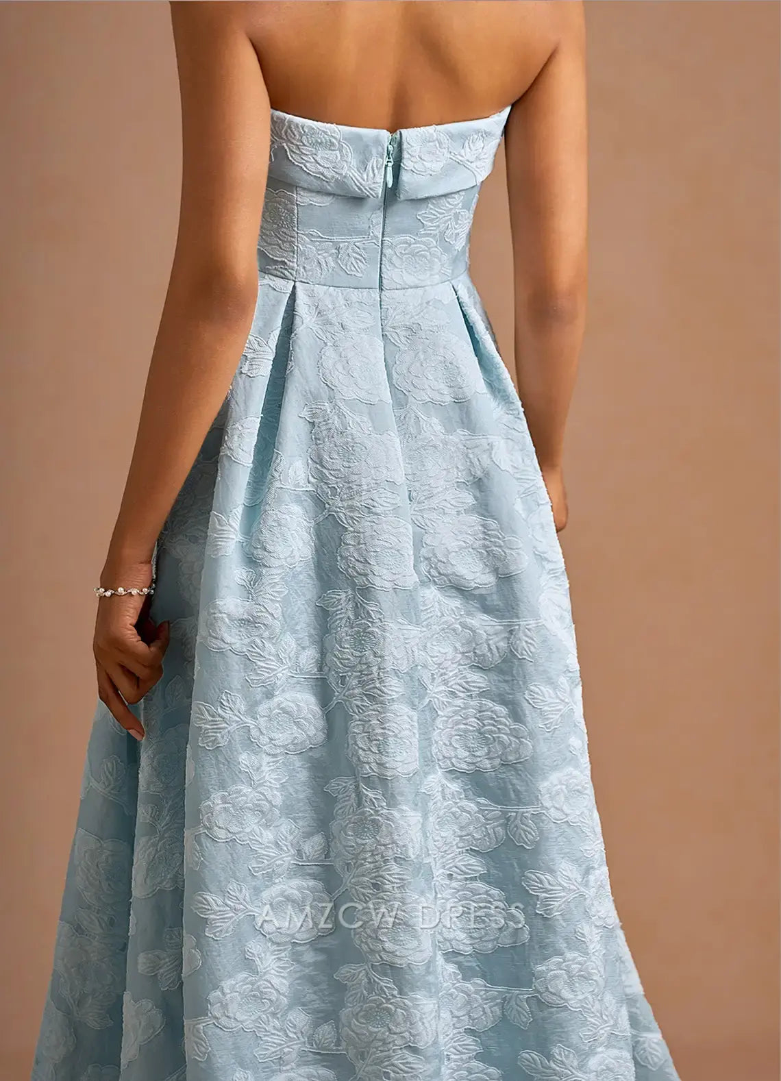 Amzcw Elegantes Vestidos de Fiesta Línea A Satén Verde Azulado con Hombros Descubiertos Mini Vestido Corto Venta Caliente para Mujeres 