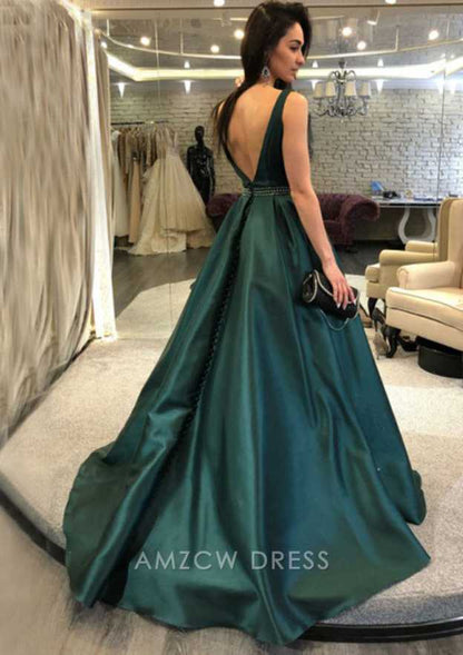 Amzcw Elegantes Vestidos de Fiesta Línea A Satén Verde Azulado con Hombros Descubiertos Mini Vestido Corto Venta Caliente para Mujeres 