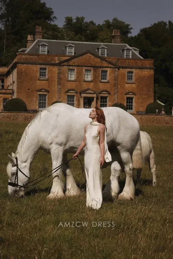 Amzcw Elegantes Vestidos de Fiesta Línea A Satén Verde Azulado con Hombros Descubiertos Mini Vestido Corto Venta Caliente para Mujeres 