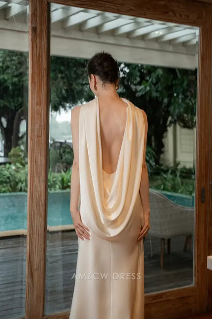 Amzcw Elegantes Vestidos de Fiesta Línea A Satén Verde Azulado con Hombros Descubiertos Mini Vestido Corto Venta Caliente para Mujeres 