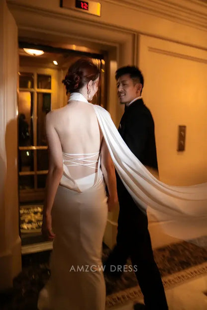 Amzcw Elegantes Vestidos de Fiesta Línea A Satén Verde Azulado con Hombros Descubiertos Mini Vestido Corto Venta Caliente para Mujeres 