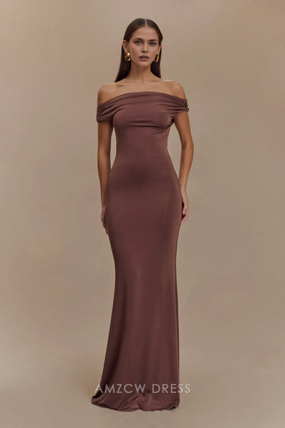 Eleganckie sukienki na bal maturalny Amzcw, satynowa sukienka mini z odkrytymi ramionami w kształcie litery A, krótka, gorąca wyprzedaż dla kobiet 