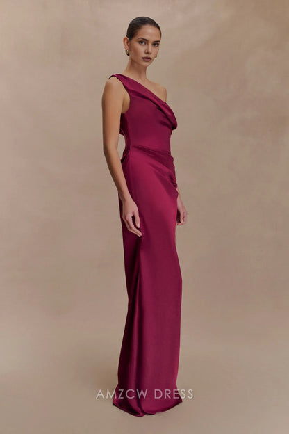 Amzcw Elegantes Vestidos de Fiesta Línea A Satén Verde Azulado con Hombros Descubiertos Mini Vestido Corto Venta Caliente para Mujeres 