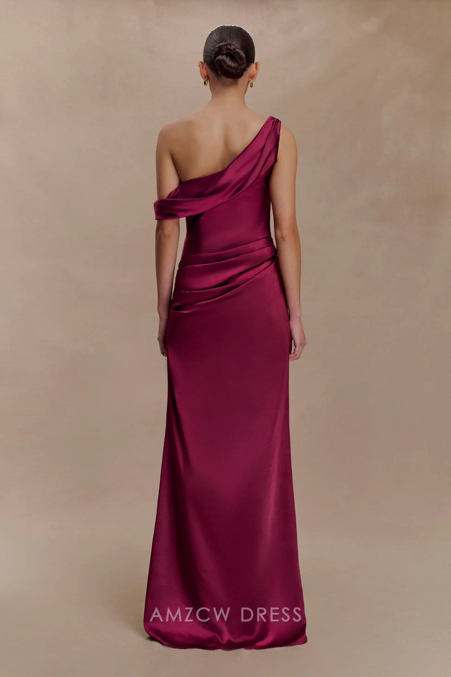 Amzcw Elegantes Vestidos de Fiesta Línea A Satén Verde Azulado con Hombros Descubiertos Mini Vestido Corto Venta Caliente para Mujeres 