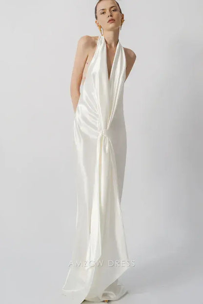 Amzcw Elegantes Vestidos de Fiesta Línea A Satén Verde Azulado con Hombros Descubiertos Mini Vestido Corto Venta Caliente para Mujeres 