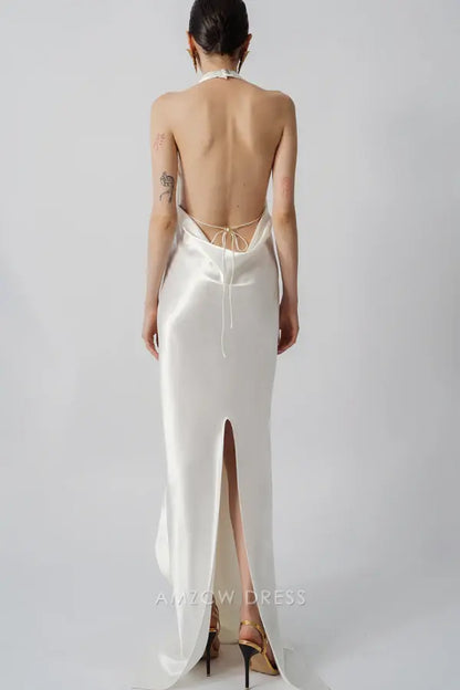 Amzcw Elegantes Vestidos de Fiesta Línea A Satén Verde Azulado con Hombros Descubiertos Mini Vestido Corto Venta Caliente para Mujeres 