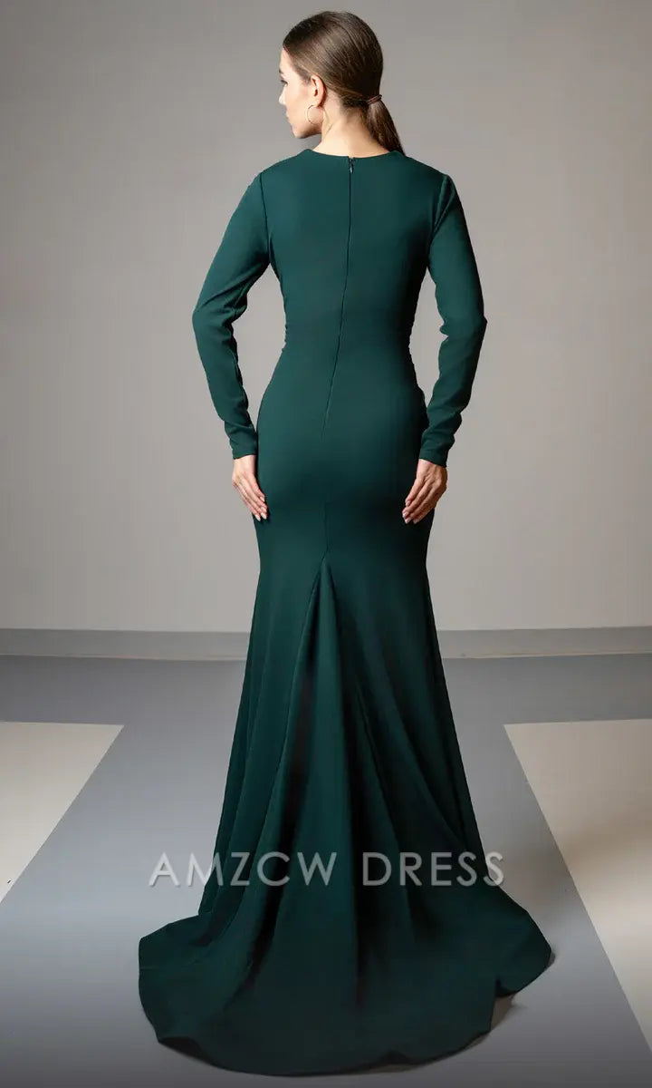 Amzcw Elegantes Vestidos de Fiesta Línea A Satén Verde Azulado con Hombros Descubiertos Mini Vestido Corto Venta Caliente para Mujeres 