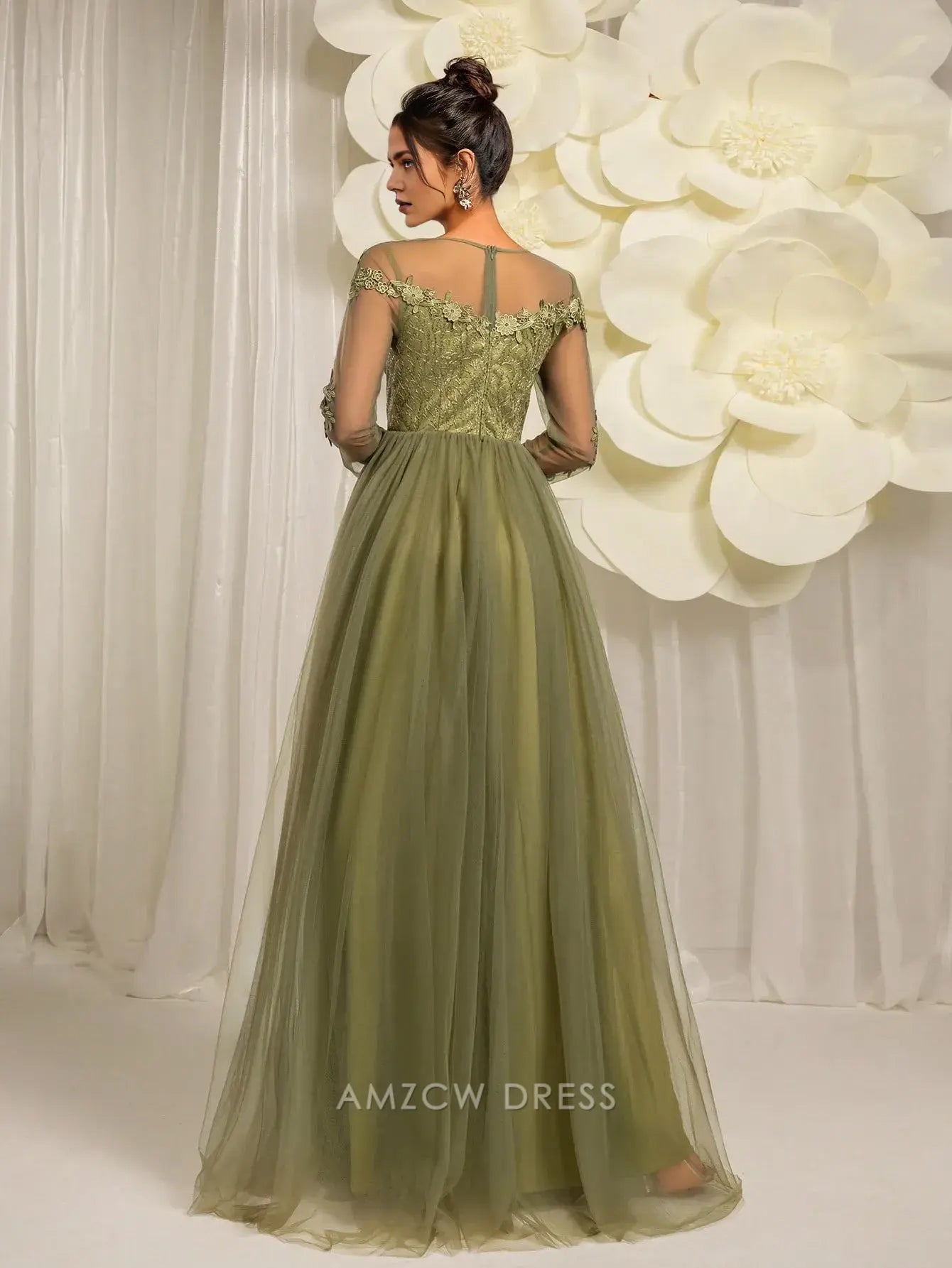 Amzcw Elegantes Vestidos de Fiesta Línea A Satén Verde Azulado con Hombros Descubiertos Mini Vestido Corto Venta Caliente para Mujeres 