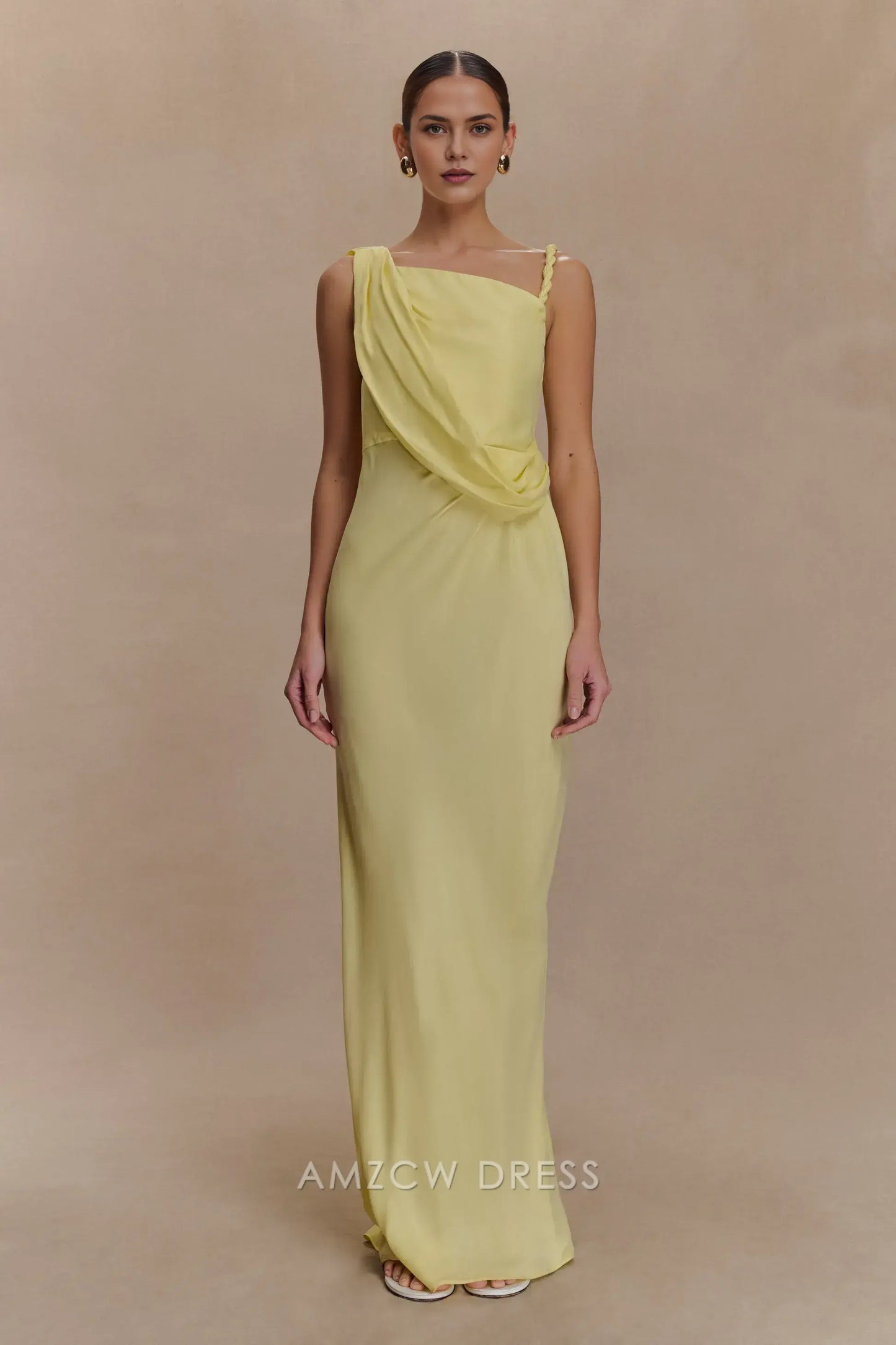 Amzcw Elegantes Vestidos de Fiesta Línea A Satén Verde Azulado con Hombros Descubiertos Mini Vestido Corto Venta Caliente para Mujeres 