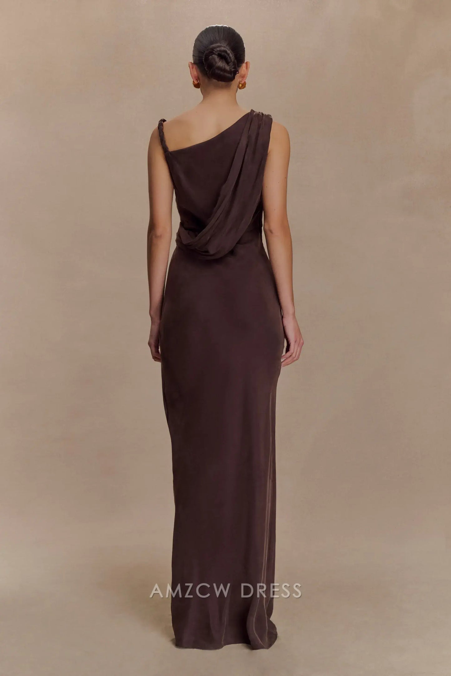 Amzcw Elegantes Vestidos de Fiesta Línea A Satén Verde Azulado con Hombros Descubiertos Mini Vestido Corto Venta Caliente para Mujeres 