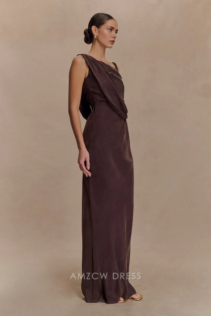 Amzcw Elegantes Vestidos de Fiesta Línea A Satén Verde Azulado con Hombros Descubiertos Mini Vestido Corto Venta Caliente para Mujeres 