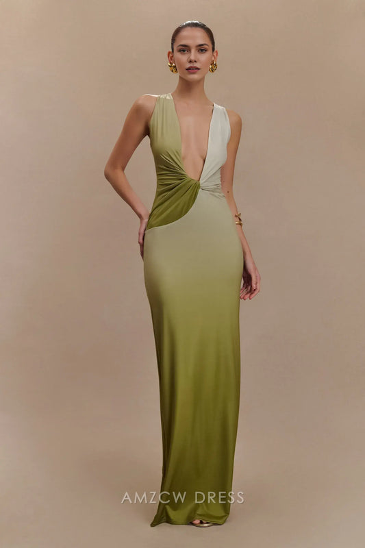Amzcw Elegantes Vestidos de Fiesta Línea A Satén Verde Azulado con Hombros Descubiertos Mini Vestido Corto Venta Caliente para Mujeres 